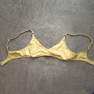 Aerie Yellow Soft Triangle Bra Intimates